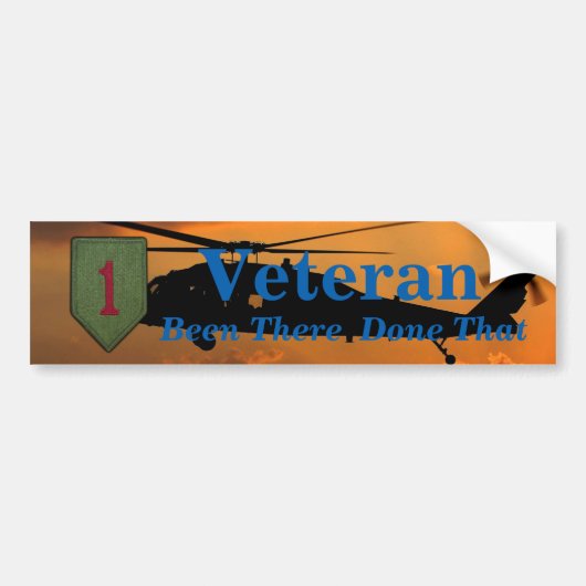 1. Infanterie Big Red 1 LRPS Veterans Veterans Vet Autoaufkleber (Vorne)