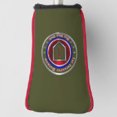 1. Infanterie Div "Big Red One" Golf Headcover (Rotieren 90)