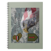 1. Infanterie Div Irak Combat Veteran Notizblock (Vorderseite)