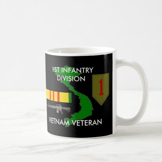 1. Infanterie Div Vietnam Kaffee Tasse (Rechts)