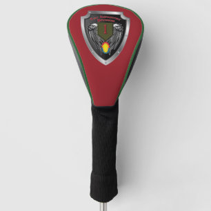 1. Infanterie-Division „Big Red One“-Schild Golf Headcover