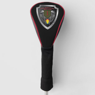 1. Infanterie-Division „Big Red One“ Schild Golf Headcover