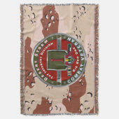 1. Infanterie Division Desert Storm Veteran Decke (Vorderseite Vertikal)