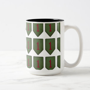 1. Infanterie-Division-Patch-Becher Tasse