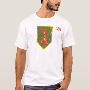 1. Infanterie Division Patch Big Red One beunruhig T-Shirt