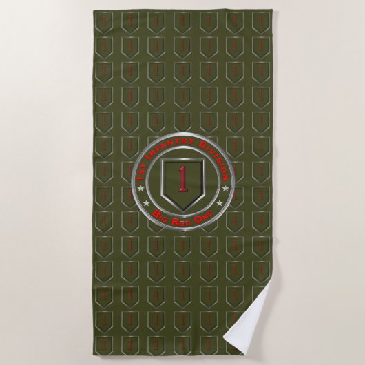 1. Infanterie-Division Strandtuch (Vorderseite)