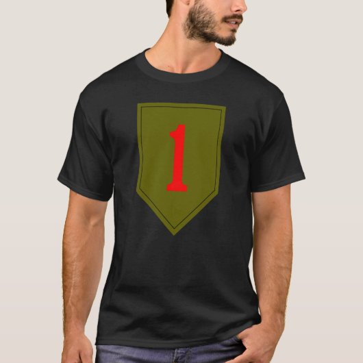 1. Infanterie-großer Logo-T - Shirt (Vorderseite)