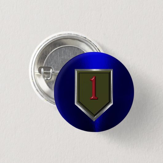 1. Infanterieabteilung "Big Red One" Button (Vorne & Hinten)