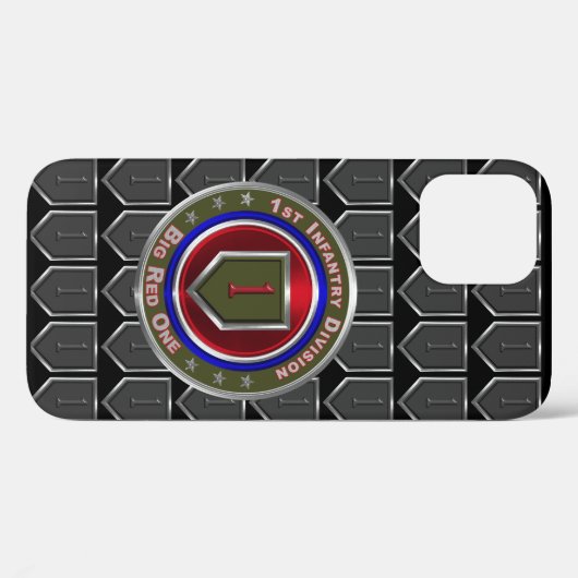 1. Infanterieabteilung "Big Red One" Case-Mate iPhone Hülle (Rückseite (Horizontal))