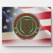 1. Infanterieabteilung "Big Red One" Fotoplatte (Vorderseite)