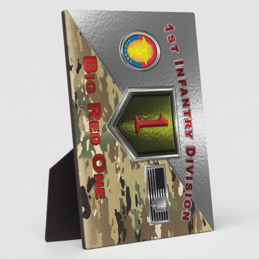 1. Infanterieabteilung "Big Red One" Fotoplatte (Seite)