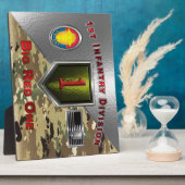 1. Infanterieabteilung "Big Red One" Fotoplatte (Seite)
