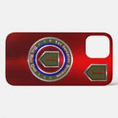 1. Infanterieabteilung "Big Red One", kundenspezif Case-Mate iPhone Hülle (Rückseite (Horizontal))