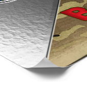 1. Infanterieabteilung "Big Red One" Poster (Ecke)