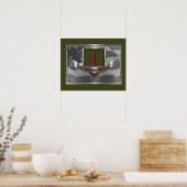 1. Infanterieabteilung "Big Red One" Poster (Küche)