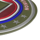 1. Infanterieabteilung "Big Red One" Schneidebrett (Ecke)