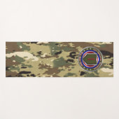 1. Infanterieabteilung "Big Red One" Yogamatte (Vorderseite (Horizontal))