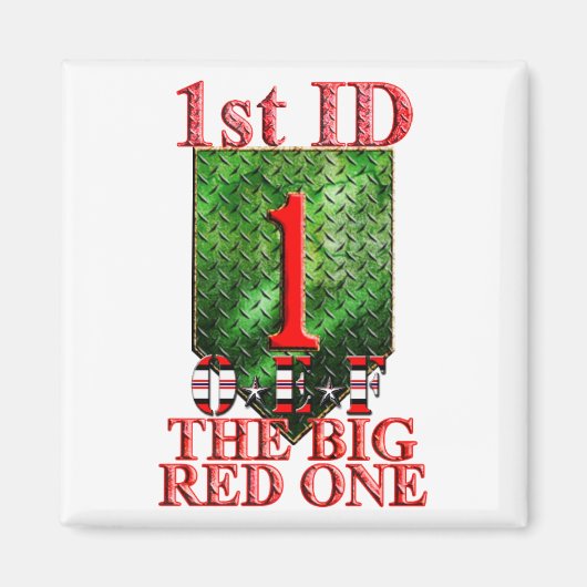 1. Infanterieabteilung OEF VETERAN Magnet (Vorne)