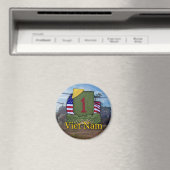 1. Infanterieabteilung vietnam veterans vets Magne Magnet (In Situ (Geschirrspüler))