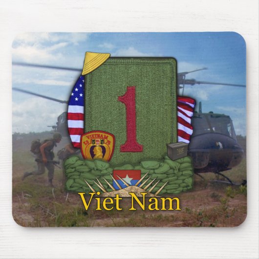 1. Infanterieabteilung Vietnam vets Mousepad (Vorne)