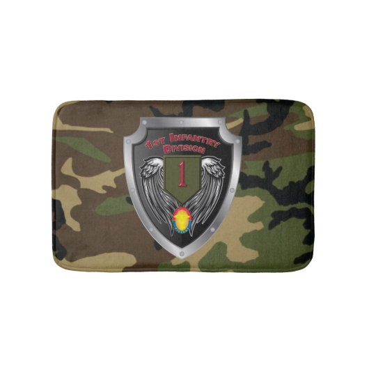 1. Infanteriediv "Big Red One" Veteran Badematte (Vorderseite)