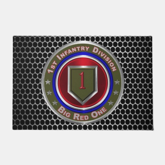 1. Infanteriedivision “Big Red One” Fußmatte (Vorderseite)