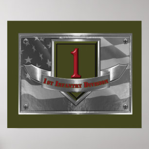 1. Infanteriedivision “Big Red One” Poster