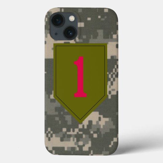 1. Infanteriedivision "das große Rot eins" Digital Case-Mate iPhone Hülle (Rückseite)