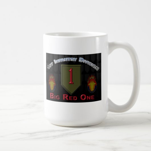 1. Infanteriedivision - das große Rot eins Kaffeetasse (Rechts)