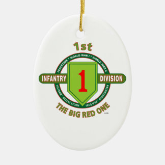 1. INFANTERIEDIVISION "das GROSSE ROT EINS " Keramikornament