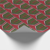 1. Infanteriedivision - Gerahmter Patch Geschenkpapier (Ecke)