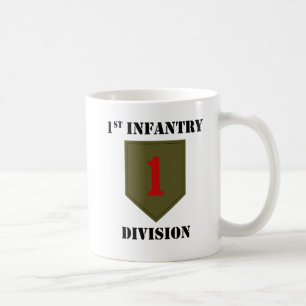 1. Infanteriedivision mit Text Kaffeetasse