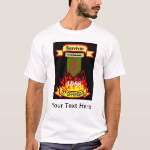 1. Infanteriedivision-Überlebender Vietnam Tet T-Shirt