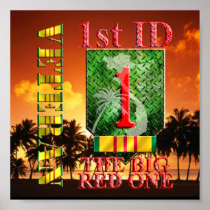 1. Infanteriedivision-Vietnam-Veteran Poster