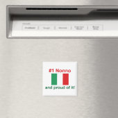 #1 Italienisches Nonno Magnet (In Situ (Geschirrspüler))