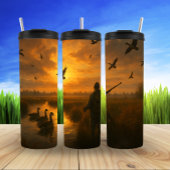 1 Jägersonnenuntergang, Feuchtgebietsjagd Thermosbecher