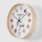 1. Jahr 12-monatige Fotos für Kleinkinder Uhr (Winkel)