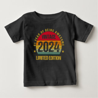1 Jahr alt Erste 2024 Süße 1. Geburtstag Baby Jung T-shirt