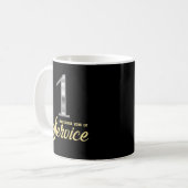 1 Jahr Anreize für die Mitarbeiterbewertung Kaffeetasse (Vorderseite Links)