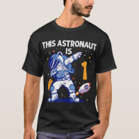 1 Jahr Astronautenraumplanet 1. Geburtstag Junge