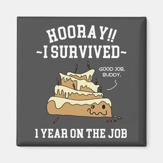 1 Jahr auf dem ersten Arbeitsjahr Magnet (Vorne)