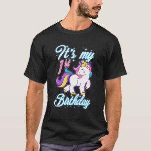 1 Jahr Einhorn Outfit, mein 1. Geburtstag. T-Shirt