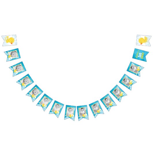 1. Jahr Foto Wasserfarbenduckbanner Wimpelkette (Alle)