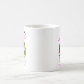 1 Jahr Rauchverbot Anniversary Zitat Floral Lunge Kaffeetasse (Mittel)
