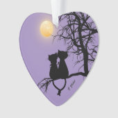 1 Jahr und für jedes individuelle Herz Ornament (Vorderseite)