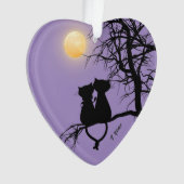 1 Jahr und für jedes individuelle Herz Ornament (Vorderseite)