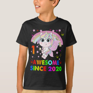 1 Jahre alte Einhorn-Süsse 1. Geburtstag Unicorn G T-Shirt