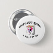 1. JAHRESTAG BUTTON (Vorne & Hinten)