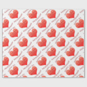 1. Jahrestag Geschenkpapier (Flach)