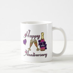 1. Jahrestag Kaffeetasse
